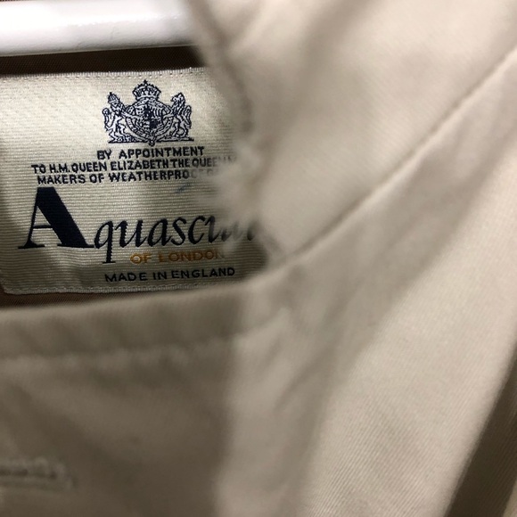 Iconic Aquascutum of London men vintage trenchcoat made in England - Picture 2 of 9